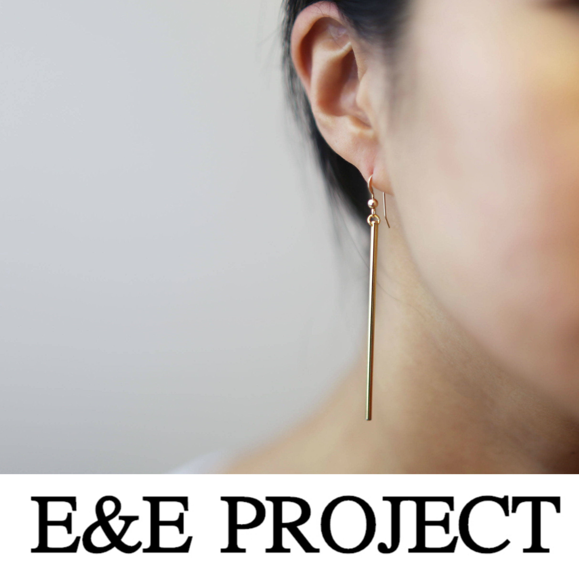 【送関込】E&E PROJECT★ ロングスティックドロップピアス