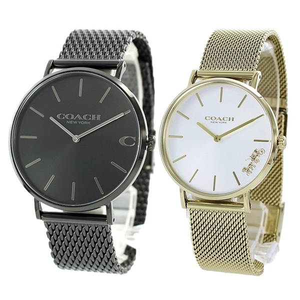 コーチ ペアウォッチ CHARLES/PERRY メッシュ 1460214814503125