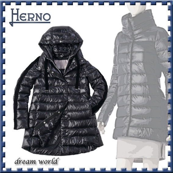 ★ HERNO ★ フード付き ダウンコート VEVLET ♪