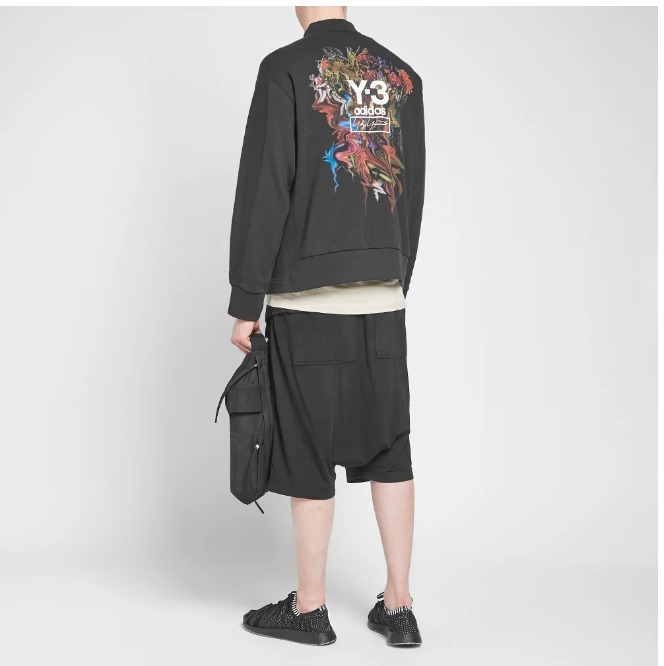 【関税込】◆Y-3 ワイスリー◆フローラル スウェットシャツ 関込】Y-3 ワイスリー◇adidas Yohji Yamamoto ロゴ セーター (Y