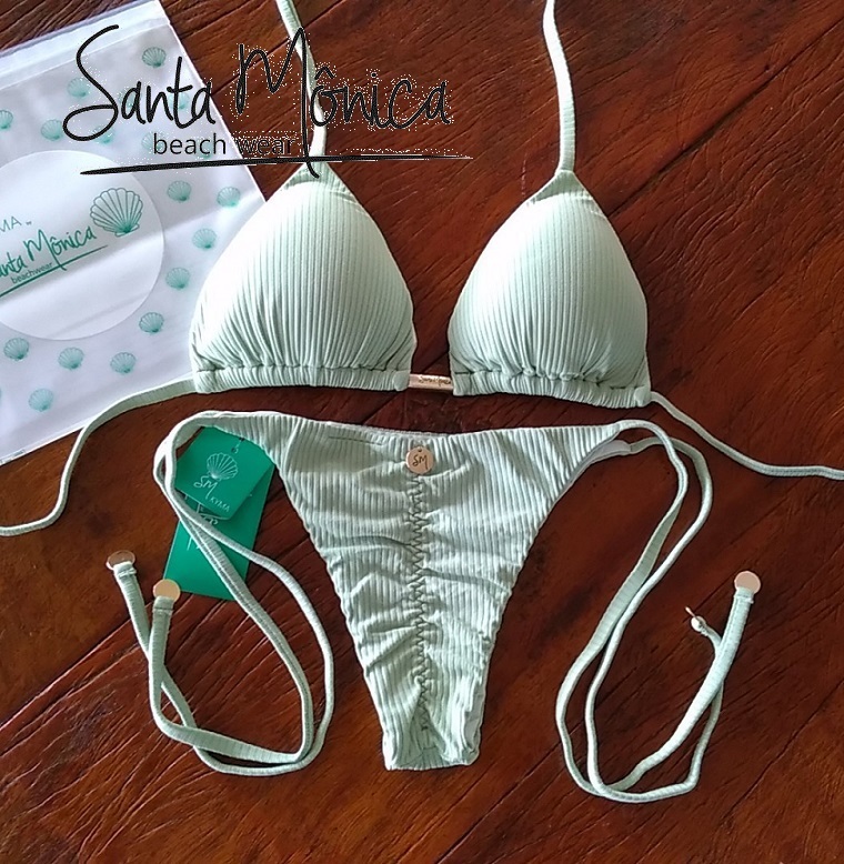 国内即納sale◆santa monica◆ピスタチオグリーン♪ブラジリアン