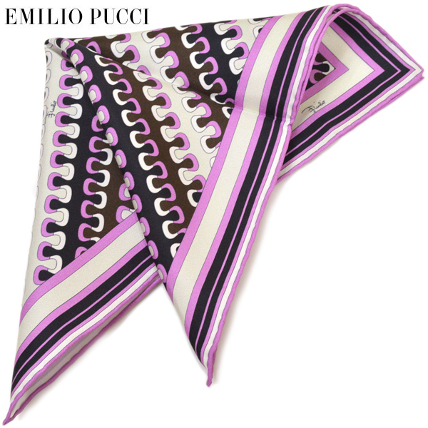 EMILIO PUCCI エミリオプッチ シルクポケットチーフ eep19w144