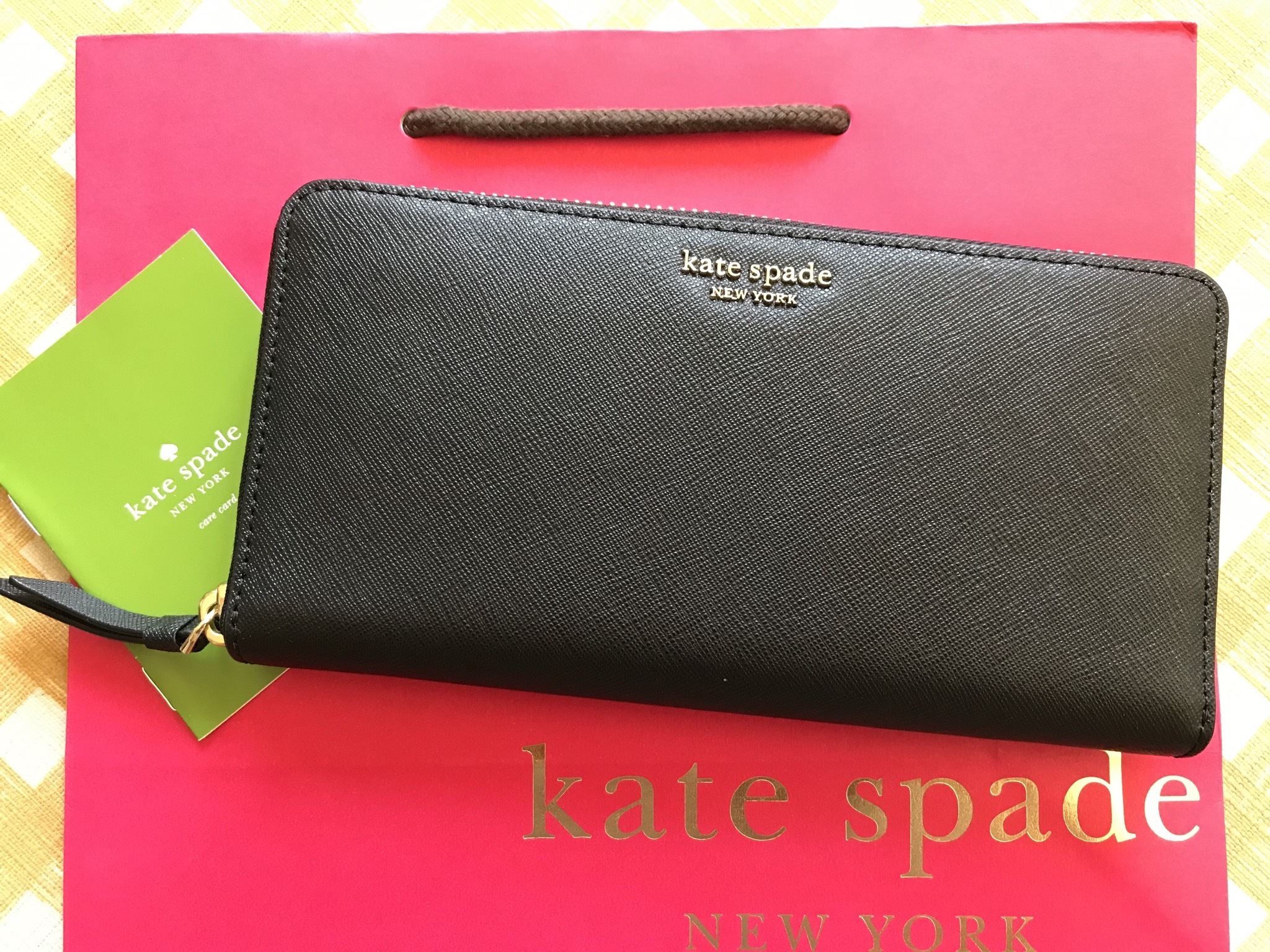 Kate Spade★Cameron Large Continental Wallet★ブラック 長財布 Kate Spade★Cameron Large Continental Wallet★ブラック 長財布