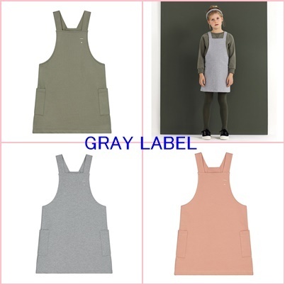 ☆人気のGRAYLABEL OrganicCotton100%サロペットワンピース (GRAY