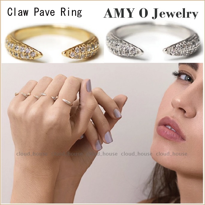 【AMY O】Claw Paveリング★送料関税込み！！国内発送