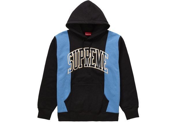 XL supreme Paneled Arc Hooded Sweatshirt