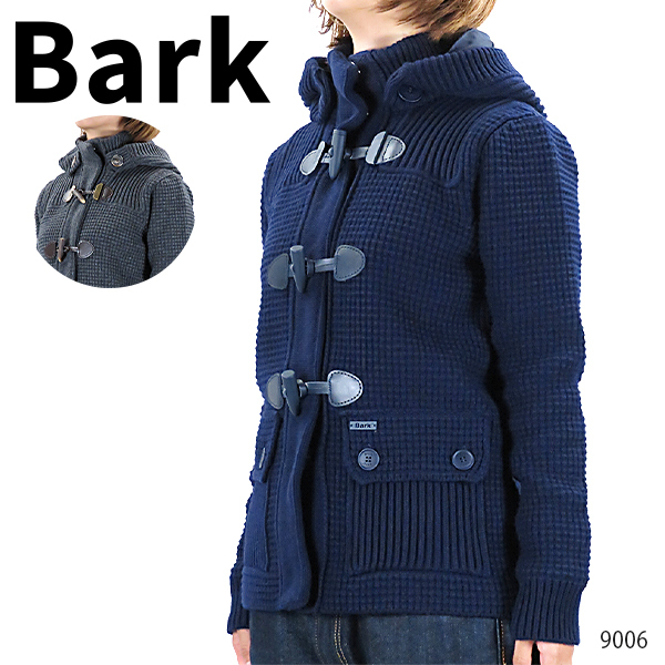 BARK バーク ニット ダッフルコート レディース ウール アウター ネット通販サイト )ダッフルコート 美品 バーク(Bark ダッフルコート