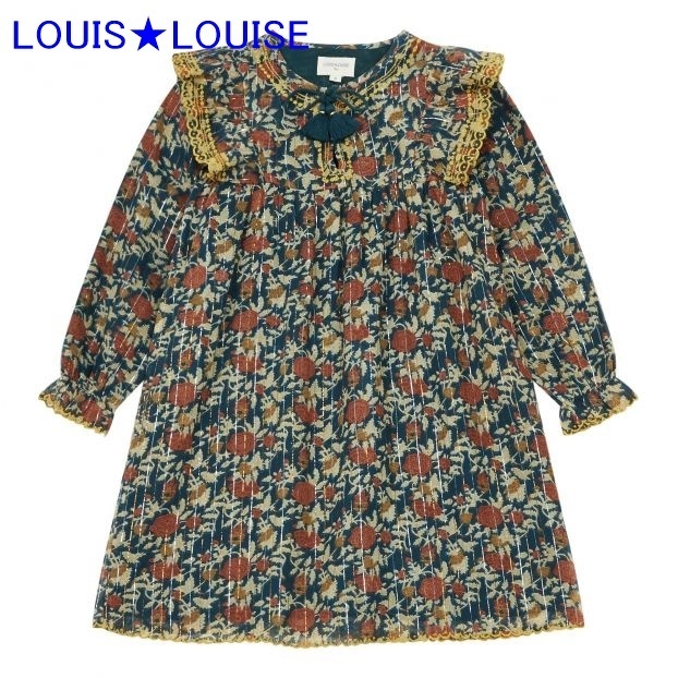 パリブランドLOUIS★LOUISE Laurette Floralコットンワンピース
