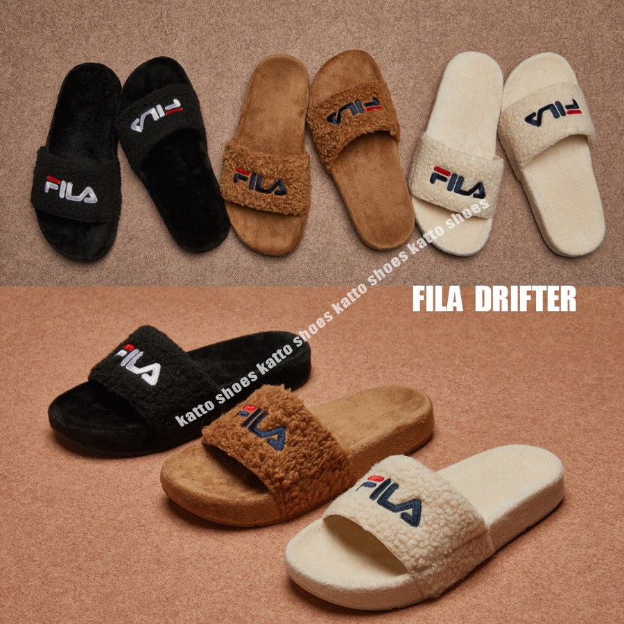 FILA★DRIFTER CREMA★ファーサンダル★もこもこ★3色