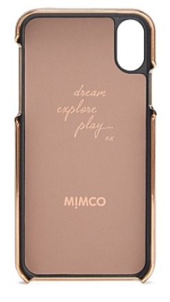 きれい上品レザー調☆MIMCO☆ロゴ入り SUBLIME HARD CASE iPhone
