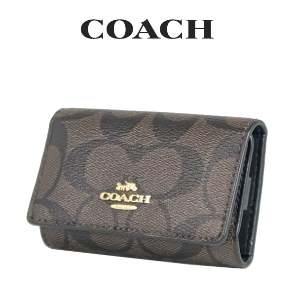 【国内発送・関税込】コーチCOACH キーケース F77998 IMAA8