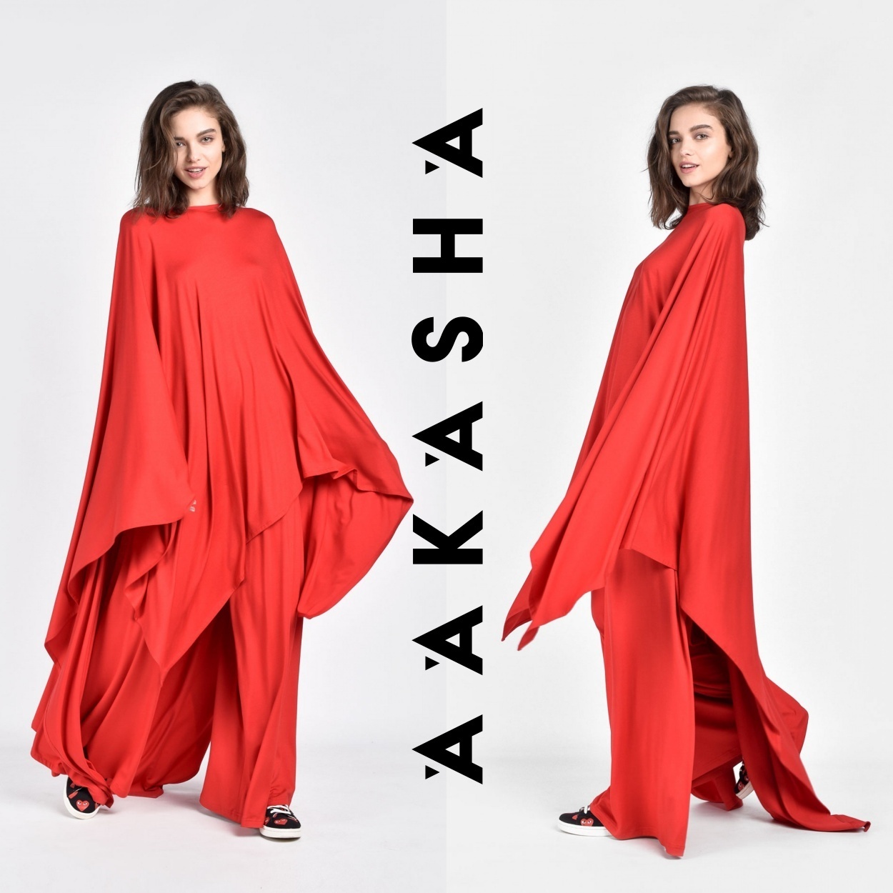 【Aakasha】オーバーサイズ チュニックトップス 24色 オーダー可 【Aakasha】オーバーサイズ チュニックトップス 24色 オーダー可
