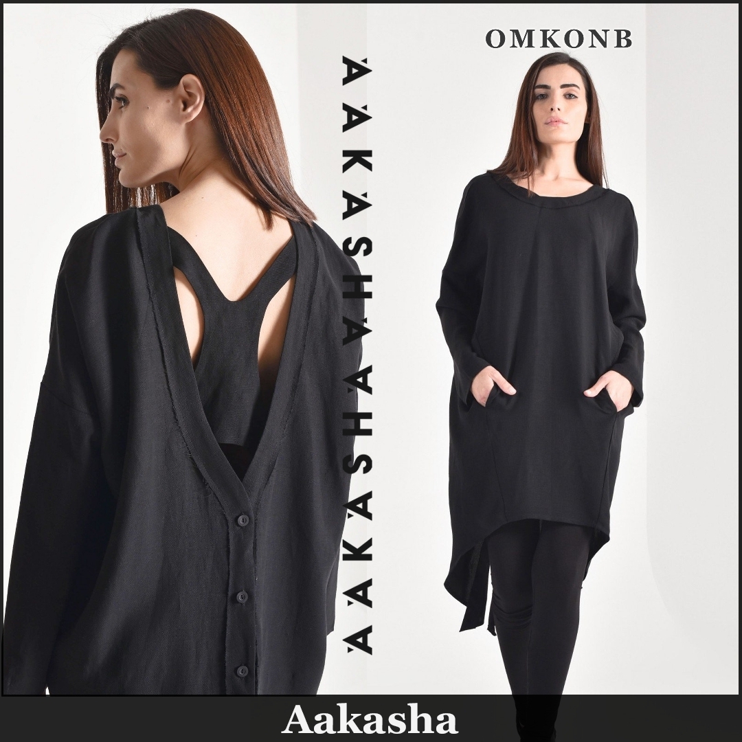 【国内発送・関税込】Aakasha リネンシャツ 【国内発送・関税込】Aakasha リネンシャツ