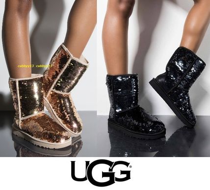 UGG Australia More Boots Blended Fabrics Plain Boots Boots