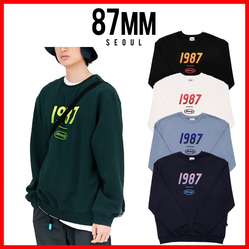 ★韓国の人気★【87MM】★1987MMLG SWEAT★5色★