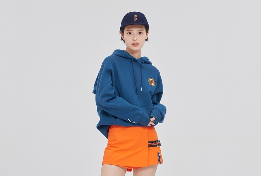 ROMANTIC CROWN★韓国大人気★21C BOYS FLAG HOOD 3色 ROMANTIC CROWN☆韓国大人気☆21C BOYS BIG LOGO HOOD 3色