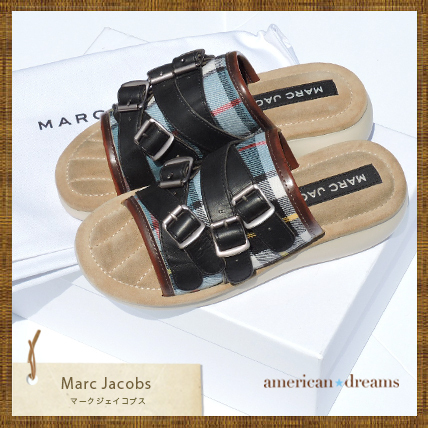 SALE! Marc Jacobs マルチベルトxチェック柄サンダル