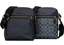 シグネチャーORブラック☆COACH☆HOUSTON FLIGHT BAG