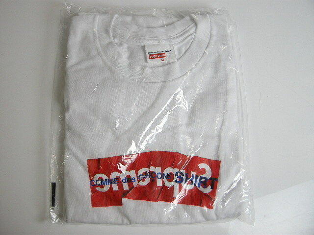 17SS◆S-M 手元に在庫有◆関税なし国内発送Supreme garcons白TEE