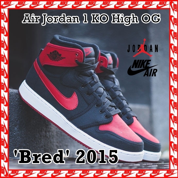 スニーカー NIKE Air Jordan 1 KO High OG 'Bred' AW FW 15 2015