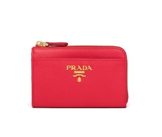 プラダ L字ファスナー キー チャーム 国内即発 ギフト箱 (PRADA