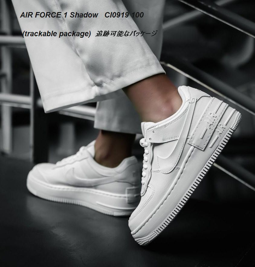 Shop Nike AIR FORCE 1 2019-20FW NIKE W AIR FORCE 1 Shadow CI0919 100 (trackable package) (trackable package, women nike shoes, AIR FORCE 1 Shadow CI0919-100) by aynaturkiye | BUYMA