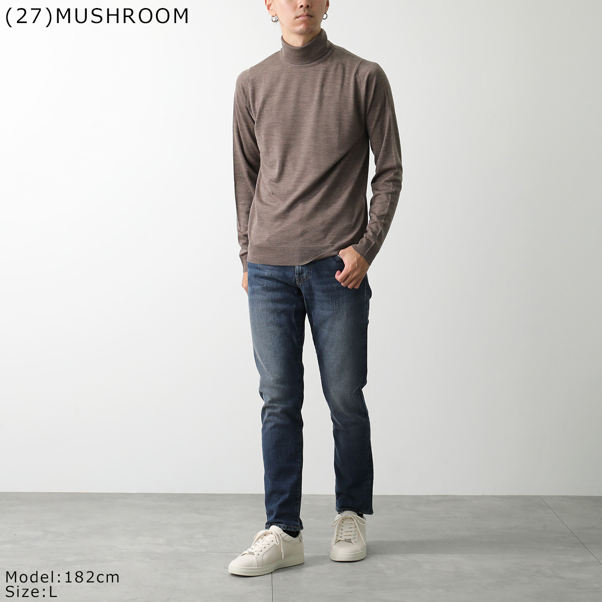 JOHN SMEDLEY ニット CHERWELL STANDARD FIT タートルネック JOHN SMEDLEY ニット CHERWELL STANDARD FIT タートルネック