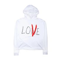 VLONE LOVE WHITE HOODIE ヴィローン ラブ フーディー パーカー