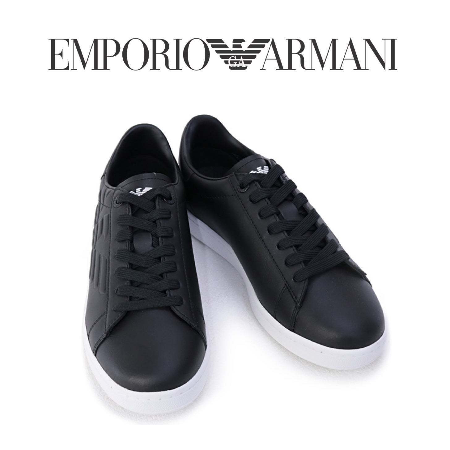 ★ EMPORIO ARMANI ★ EA7 メンズスニーカー ブラック