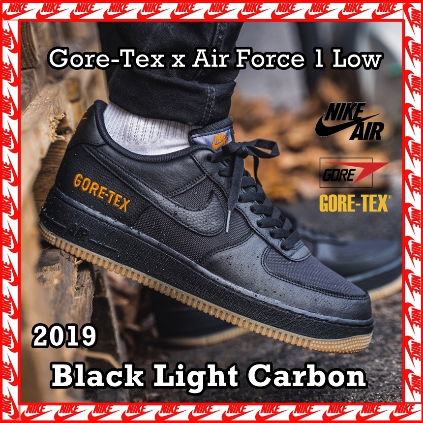 スニーカー Gore-Tex x Air Force 1 Low Black Light Carbon 2019 AW FW 19