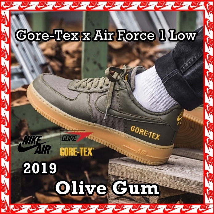 スニーカー Gore-Tex x Air Force 1 Low 'Medium Olive Gum' 2019 AW FW 19