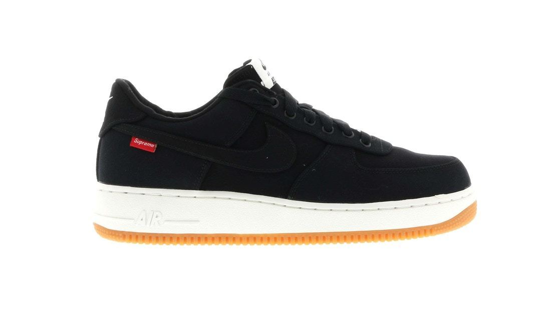 ★ Nike ★ Air Force 1 Low Supreme Black
