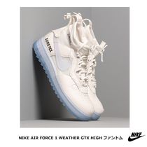 Nike AIR FORCE 1 Blended Fabrics Street Style Logo Gore-Tex Sneakers