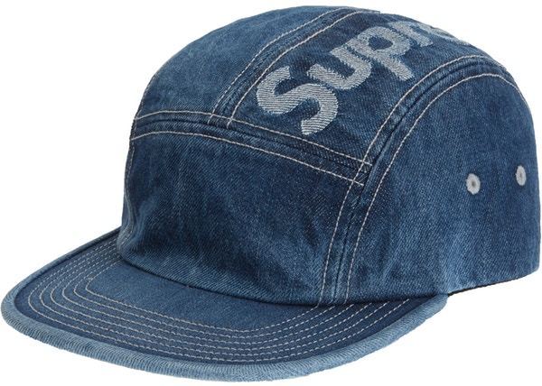 キャップ SupremeTop Logo Denim Camp Cap FW 19 AW 19 WEEK 12