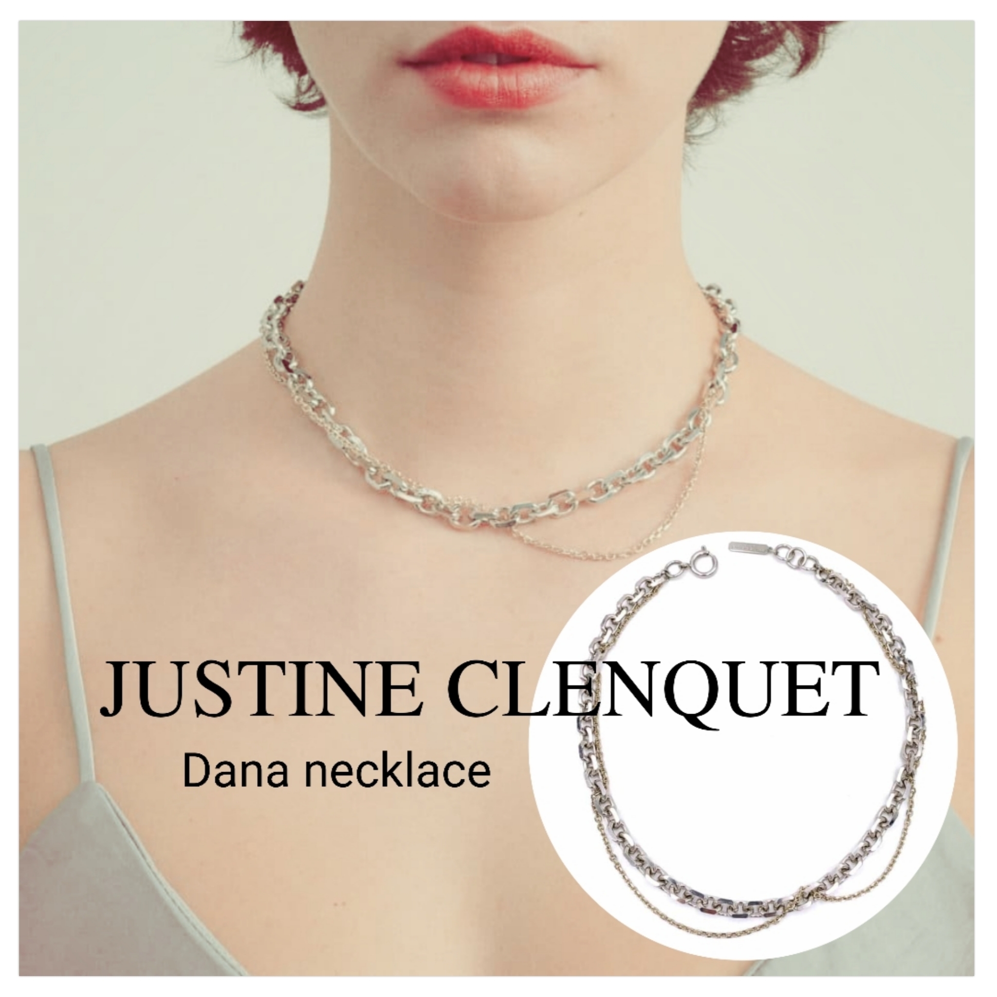 送料税込【Justine Clenquet】Dana necklaceﾈｯｸﾚｽ★国内発送