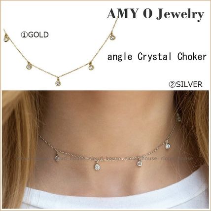 AMY O ネックレス・ペンダント 【AMY O】angle Crystal チョーカー★送料関税込み！！国内発送