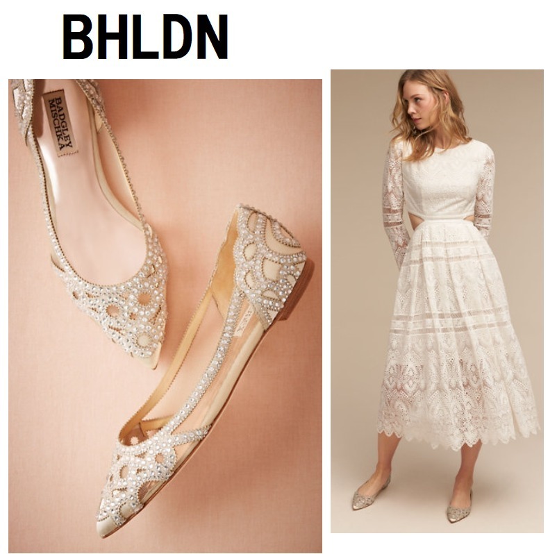 【人気No.1】 BHLDN フラットシューズ クリスタル 日本未入荷 Gigi ウェディングシューズ 【人気No.1】 BHLDN フラットシューズ クリスタル 日本未入荷 Gigi ウェディングシューズ