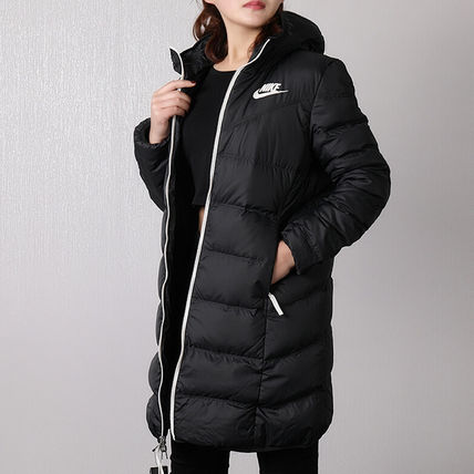NIKE ナイキ リバーシブル ダウン ダウンコート ベンチコート L 黒