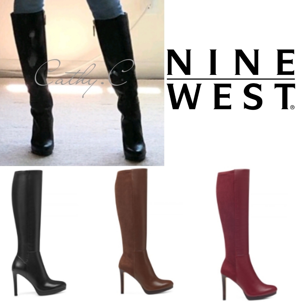 Nine West*レザー*美シルエット*ロングブーツ/quizme boots