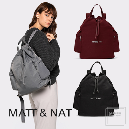 【MATT&NAT】ベーガン素材〇ISLA〇マザーズリュックサック〇2色