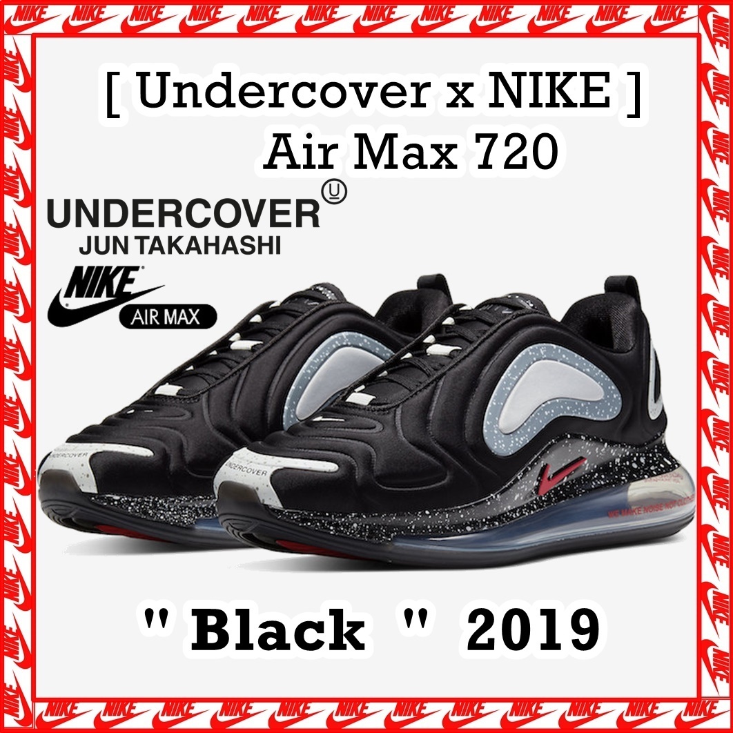 スニーカー US 4-7 Undercover x Nike Air Max 720 BLACK 2019 AW FW 19