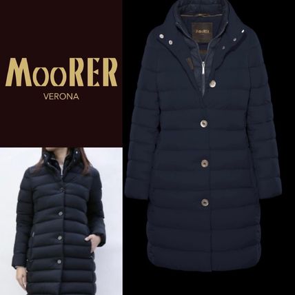 ブラック(黒)系 MOORER x ダウンジャケット・コート(レディース