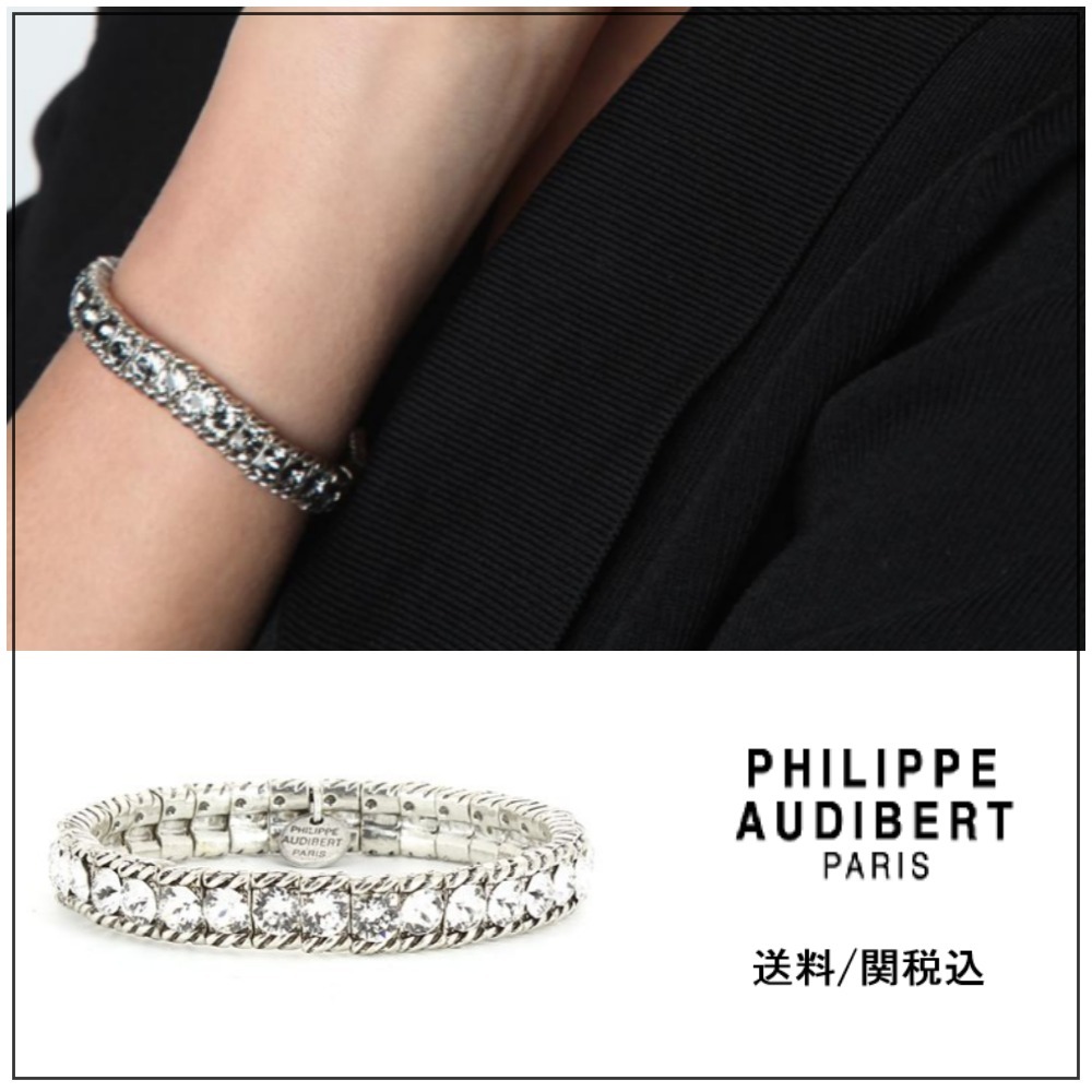 【Philippe Audibert】ANITA スワロフスキー付き シルバーブレス
