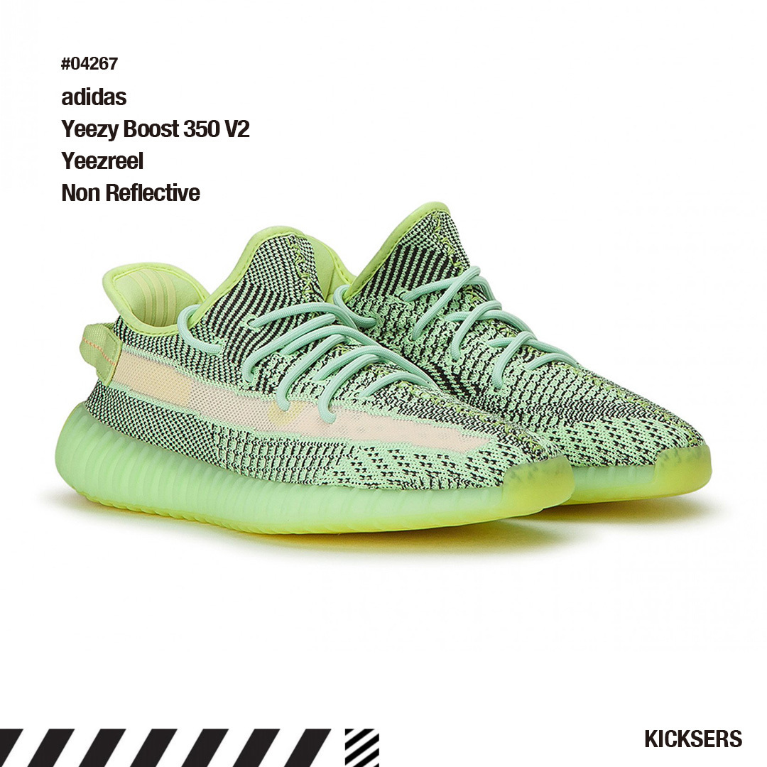 人気話題！adidas Yeezy Boost 350 V2 Yeezreel Non Reflective
