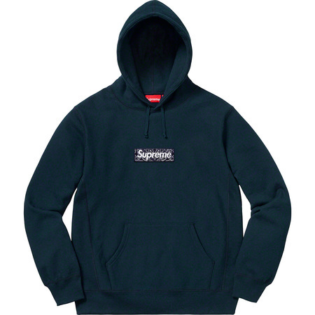 パーカー・フーディ Supreme / Bandana Box Logo Hooded Sweatshirts Navy