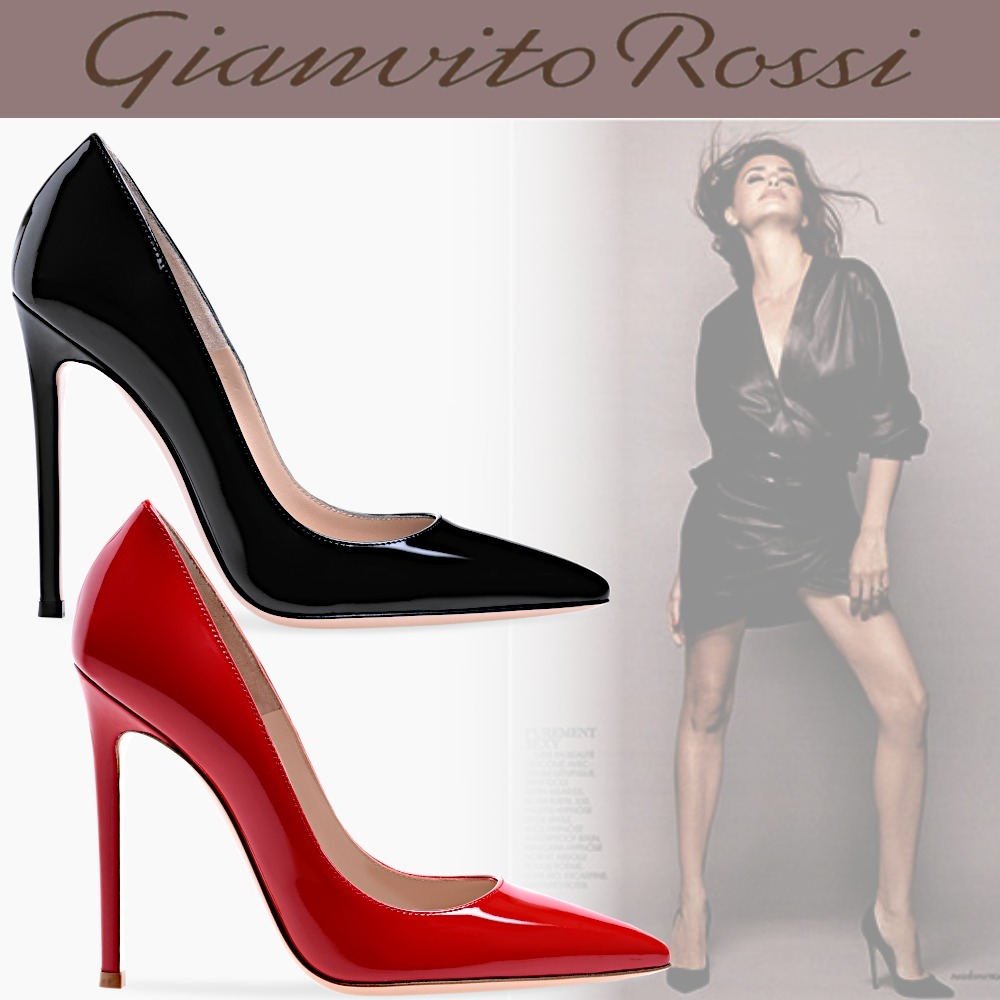 最高級のスーパー 【Gianvito Rossi】ジャンヴィト 11.5cm パテントレザーパンプス パンプス 最高級のスーパー 【Gianvito Rossi】ジャンヴィト 11.5cm パテントレザーパンプス パンプス