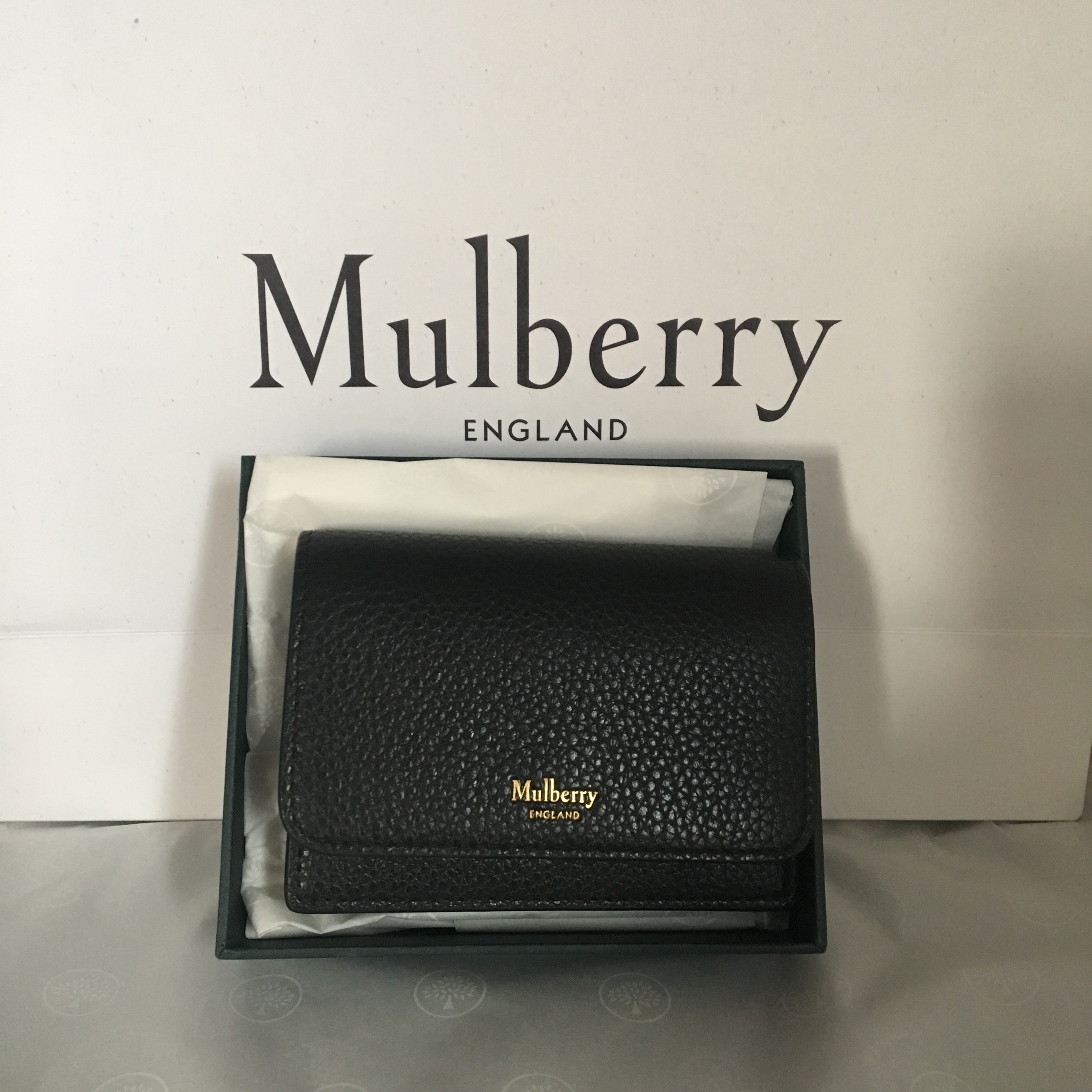 即発 マルベリー Mulberry コンチネンタル カードケース (Mulberry