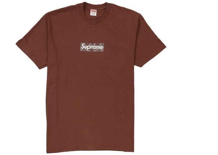 Tシャツ・カットソー Supreme / Bandana Box Logo Tee Brown