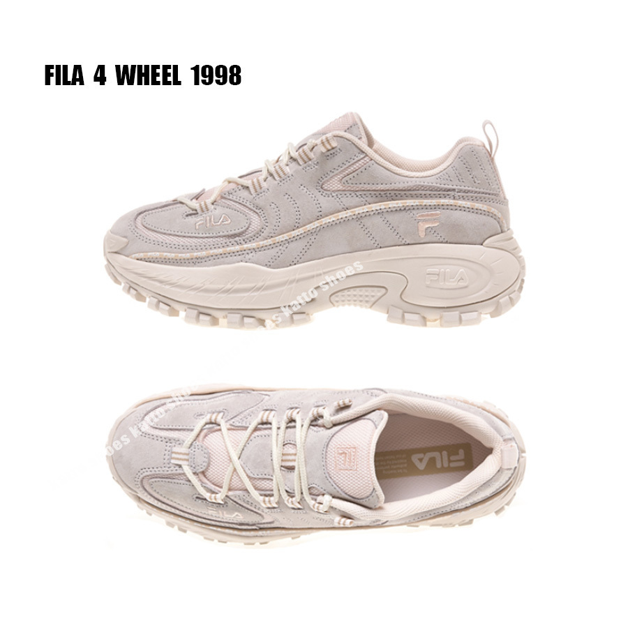 FILA★4 WHEEL 1988★スウェード★グレー×ピンク系