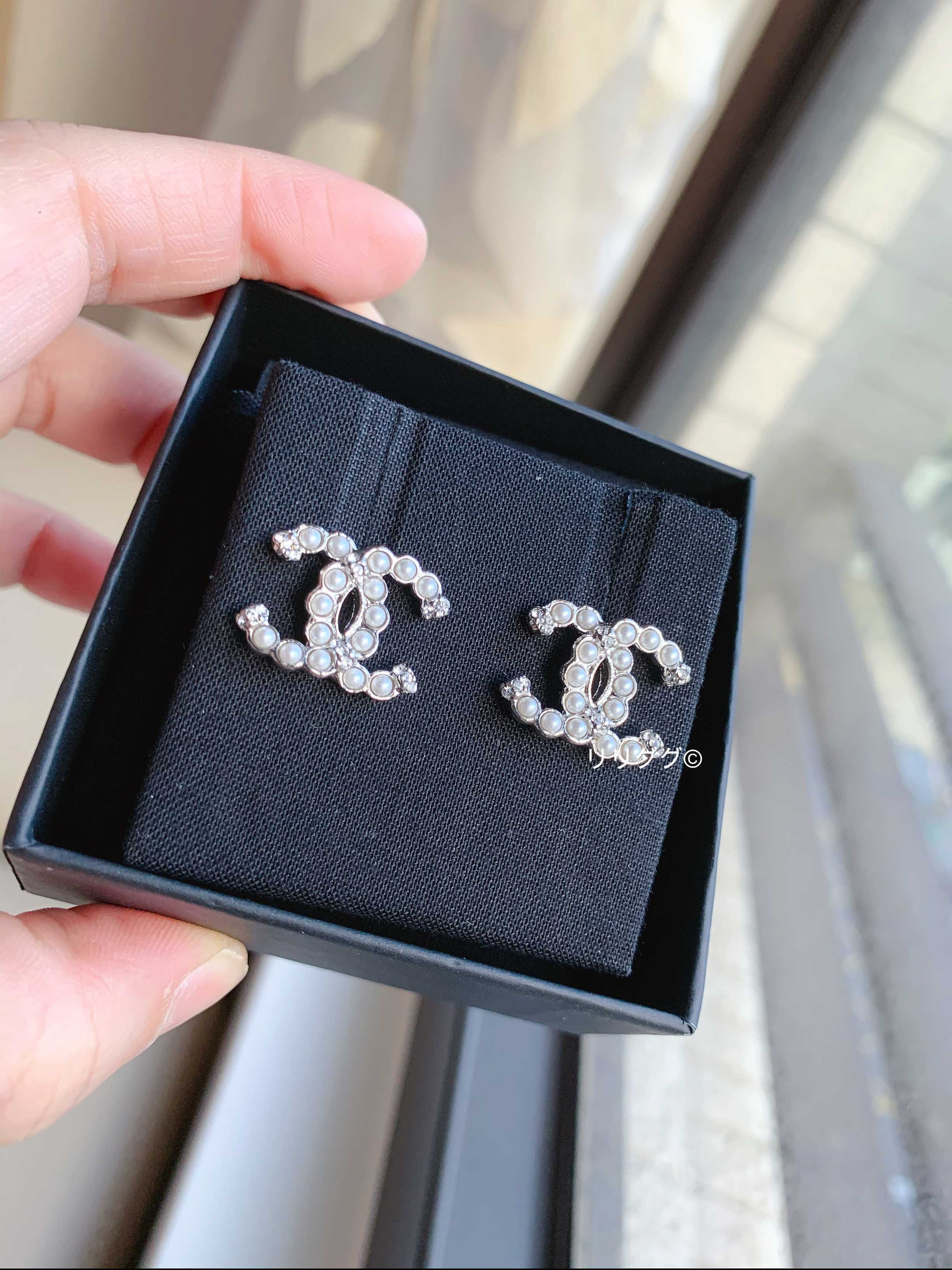 (シャネル)AB2434☆キラキラとパール☆ピアス